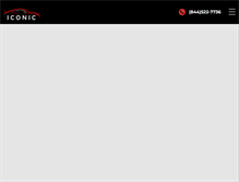 Tablet Screenshot of iconiccarrentals.com